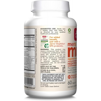 Men's Multi+ Multivitamin 60 таблетки | Jarrow Formulas